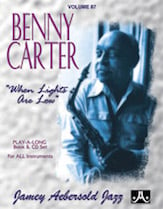 Jamey Aebersold Jazz #87 BENNY CARTER WHEN LIGHTS ARE LOW Book with Online Audio cover Thumbnail